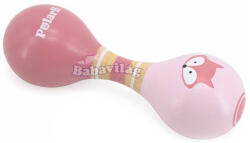 Viga Toys Fa Dupla Maracas - Róka