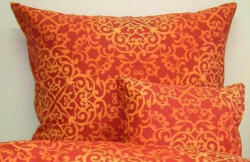  Narancs feng shui pamut-szatén félpárnahuzat, 50x70 cm