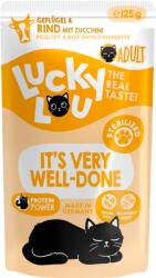 Lucky Lou Lifestage Pouch Adult Sterilized macskatáp - Baromfi és marha - 125 g