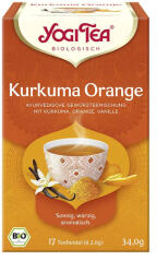 VitalPlus Trade Kft BIO Kurkuma narancs tea 17x2, 0g Yogi Kurkuma Orange