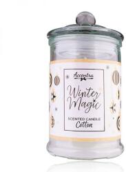 Accentra Winter Magic illatos gyertya üvegben - 230 g - pamut illat (IMO-ACC-3862017)