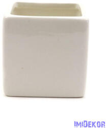  Kerámia kocka kaspó 6cm