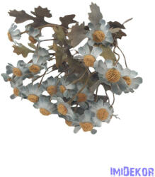  Antik színű őszi kis csokor 26cm - Szürke