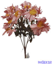  Antik színű kis csokor 28cm - Rózsaszín