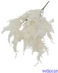  Bolyhos műzöld csokor 34cm 3354 - Fehér