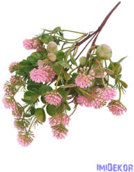  Műzöld csokor 36cm 3370 - Rózsaszín