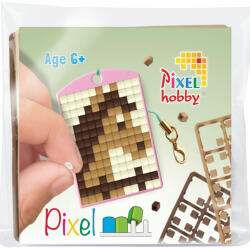 Pixelhobby Pixel kulcstartókészítő szett 1 kulcstartó alaplappal, 3 színnel, ló (23113) (PXL-23113)