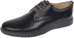 Ciucaleti Pantofi barbati casual din piele naturala Negru GKR30N, marimea 38