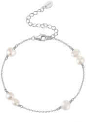 BeSpecial Bratara argint 925 placata cu rodiu cu perle naturale (BRR31)