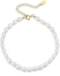 BeSpecial Bratara argint 925 placata cu aur 14K cu perle naturale (BRR36)