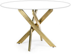 Bizzotto Picior masa otel auriu George 56x56x73.5h (0733523)