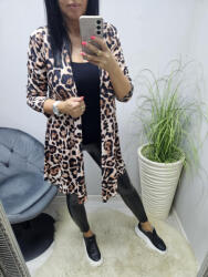  Ocelot mintás kardigán (117448)