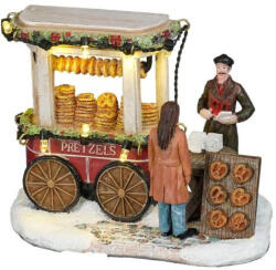  Luville Schneewald Pretzel market shop battery operated