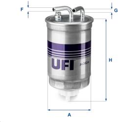 UFI filtru combustibil UFI 24.382. 00 (24.382.00)