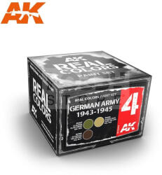 AK Interactive - REAL COLORS GERMAN ARMY 1943-1945 SET - festékszett RCS004