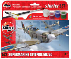 Airfix - Starter Set - Supermarine Spitfire MkVc repülőgép makett 1: 72 (A55001)