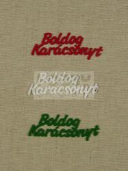 Pentacolor Kft Filc felirat Boldog Karácsonyt 3 db (piros-fehér-zöld) 26170