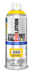 PintyPlus Pintyplus Evolution Vizes Bázisú Matt Akril Spray - Sárga - (traffic Yellow) 400ml - Pp838