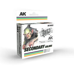 AK Interactive AK-Interactive SECUNDARY COLORS - INK SET (Tinta szett 3X30 ml) AK16022