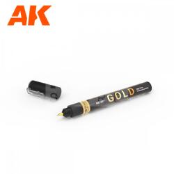 AK Interactive AK-Interactive - METALLIC LIQUID MARKER - GOLD - Arany színű marker makettezőknek AK1301