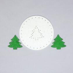 Pentacolor Kft Filcfigura készlet, varrható (fehér kör és fenyő) 35500