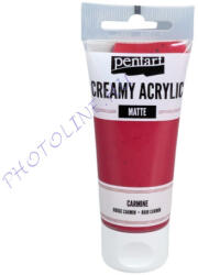 Pentart Pentart matt kármin piros színű akril bázisú krémes hobbi festék 60 ml
