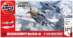 Airfix - Starter Set - Mig 17F Fresco Douglas A-4B Skyhawk Dogfight Double repülőgép makett 1: 72 (A50185)