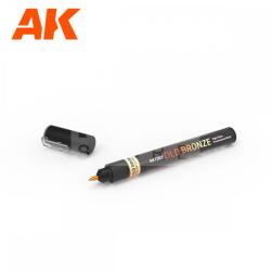 AK Interactive AK-Interactive - METALLIC LIQUID MARKER - OLD BRONZE - Bronz színű marker makettezőknek AK1303