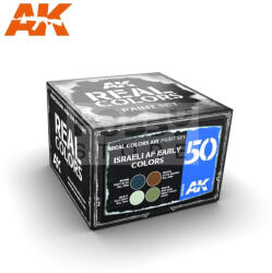 AK Interactive - REAL COLORS ISRAELI AF EARLY COLORS SET - festékszett RCS050