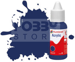 Humbrol No 15 Midnight Blue - Gloss - 14ml akrilfesték DB0015
