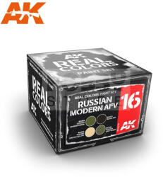 AK Interactive - REAL COLORS RUSSIAN MODERN AFV SET - festékszett RCS016