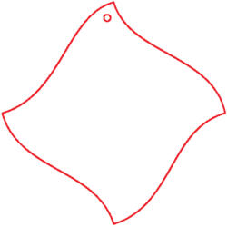 Pentacolor Kft Fafigura, 6 db/csomag - füli alap 227 - 22988