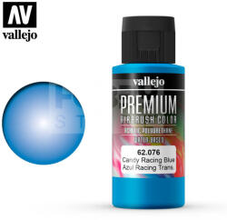 Vallejo Premium RC Colors Candy Racing Blue akrilfesték (60 ml) 62076V