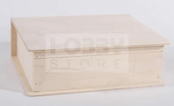 Pentacolor Kft Fa könyvformájú doboz, 24 x 19 x 9 cm - 27579