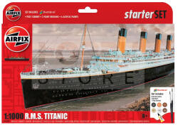 Airfix - Starter Set - RMS Titanic hajó makett 1: 1000 (A55314)