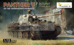 Vespid Models Pz. Kpfw. V ‘Panther’Ausf. F (75mm Kw. K. L/70) makett 1: 72 (VS720011)