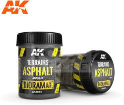 AK Interactive AK-Interactive TERRAINS ASPHALT 250ML (Aszfalt textúra) 250 ml AK8013