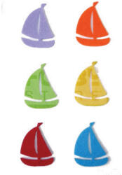Pentacolor Kft Filcfigura - Vitorlás hajó (6 db/cs, átm. kb. : 6 cm) 23287
