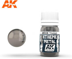 AK Interactive AK-Interactive XTREME METAL TITANIUM festék 30 ml AK669