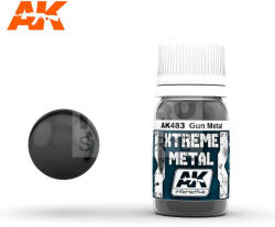 AK Interactive AK-Interactive XTREME METAL GUN METAL festék 30 ml AK483