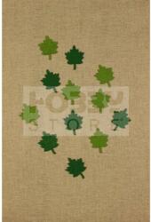 Pentacolor Kft Filcfigura - Mini levél /zöldek/ vegyes (12 db/cs) 27463