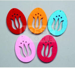 Pentacolor Kft Filcfigura - Tojás tulipán m. (5 db/cs, átm. kb. : 6 cm) 23248