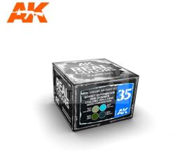 AK Interactive - REAL COLORS SOVIET SHTURMOVIK AND BOMBER COLORS 1943-1945 - festékszett RCS035
