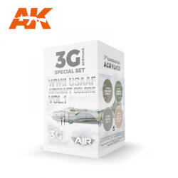 AK Interactive WWII USAAF AIRCRAFT COLORS VOL. 1 festék szett AK11732