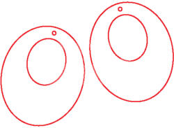 Pentacolor Kft Fafigura, 6 db/csomag - füli alap 230 - 22991