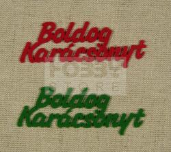 Pentacolor Kft Filc felirat Boldog Karácsonyt 2 db (zöld-piros) 26169