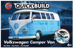 Airfix - QUICKBUILD VW Camper Van blue autó makett (J6024)