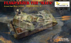 Vespid Models Flakpanzer VIII Maus Metal barrel makett 1: 72 (VS720005)