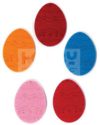 Pentacolor Kft Filcfigura - Tojás gravírozott (5 db/cs, átm. kb. : 6 cm) 23246