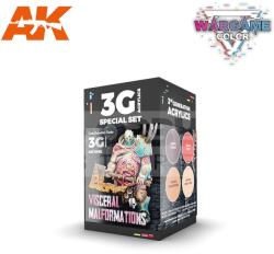 AK Interactive WARGAME COLOR SET- VISCERAL MALFORMATIONS festék szett AK1065